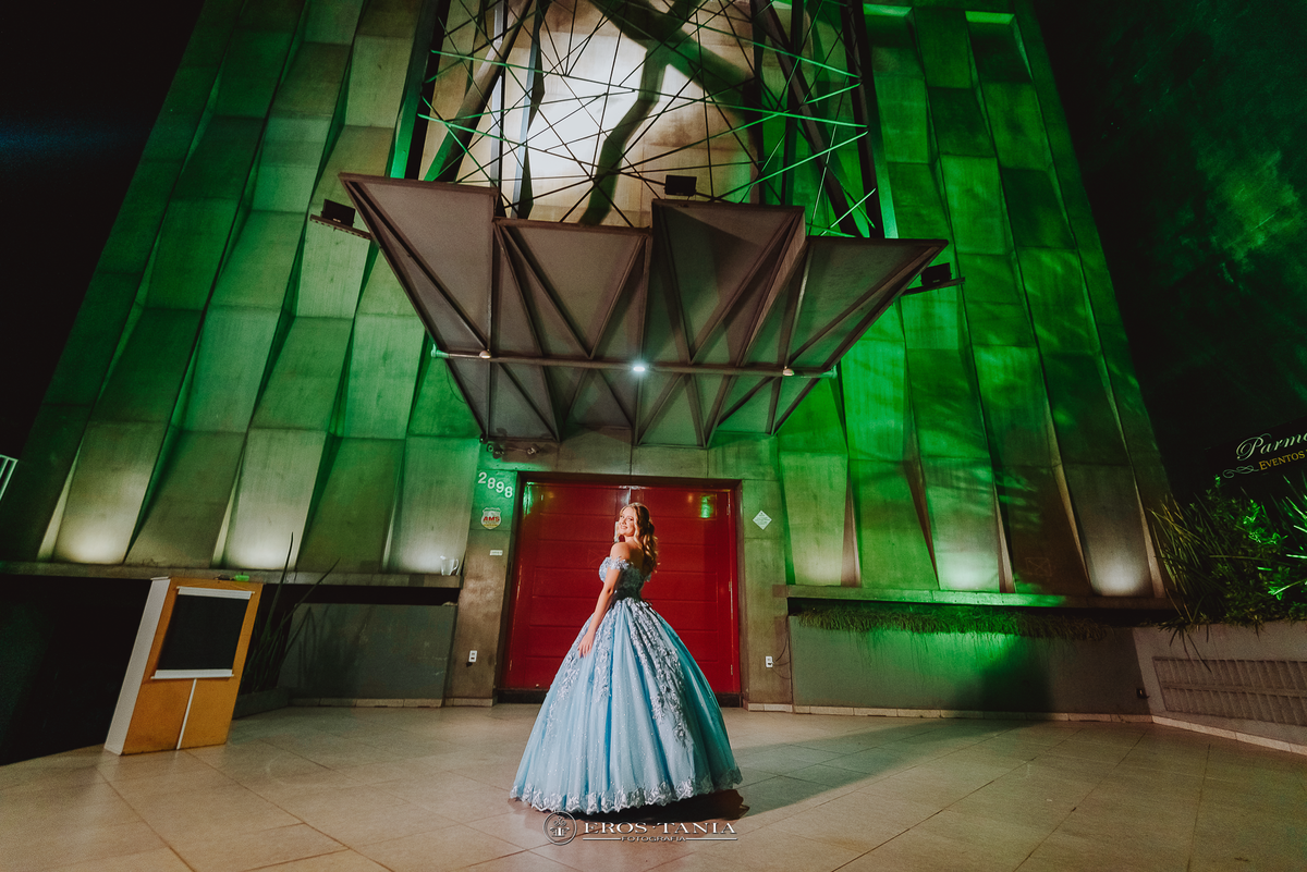 ensaio fotografico de debutante no buffet