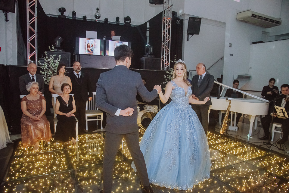 vestido de debutante