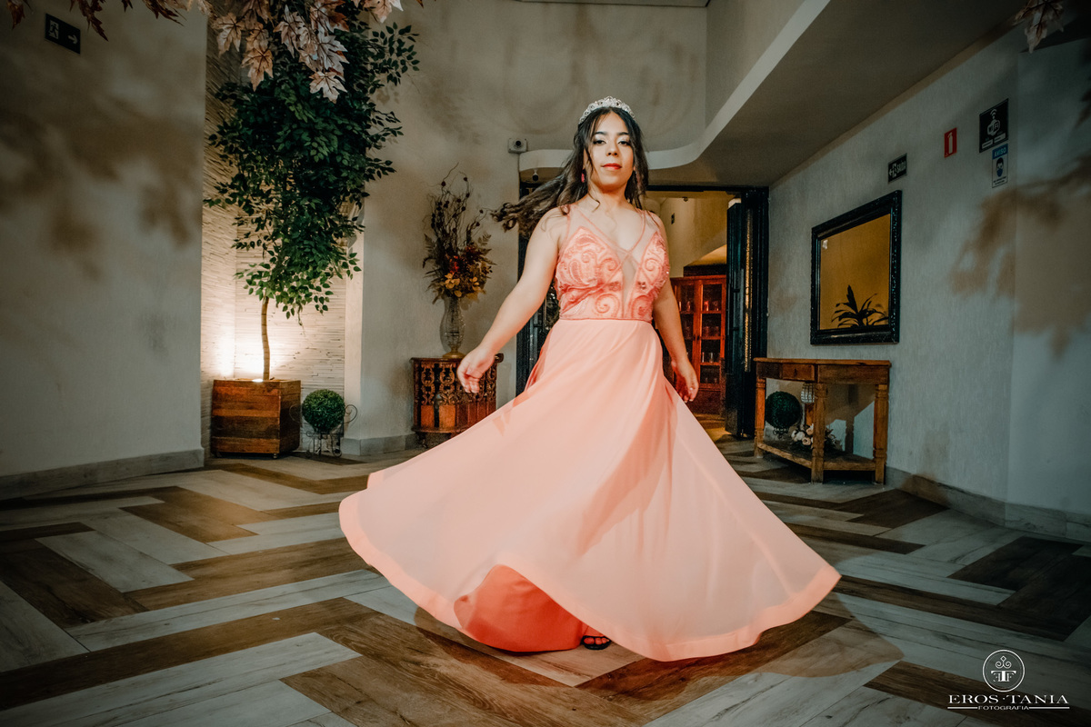 fotografia de debutante