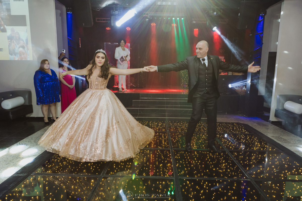 valsa debutante com pai