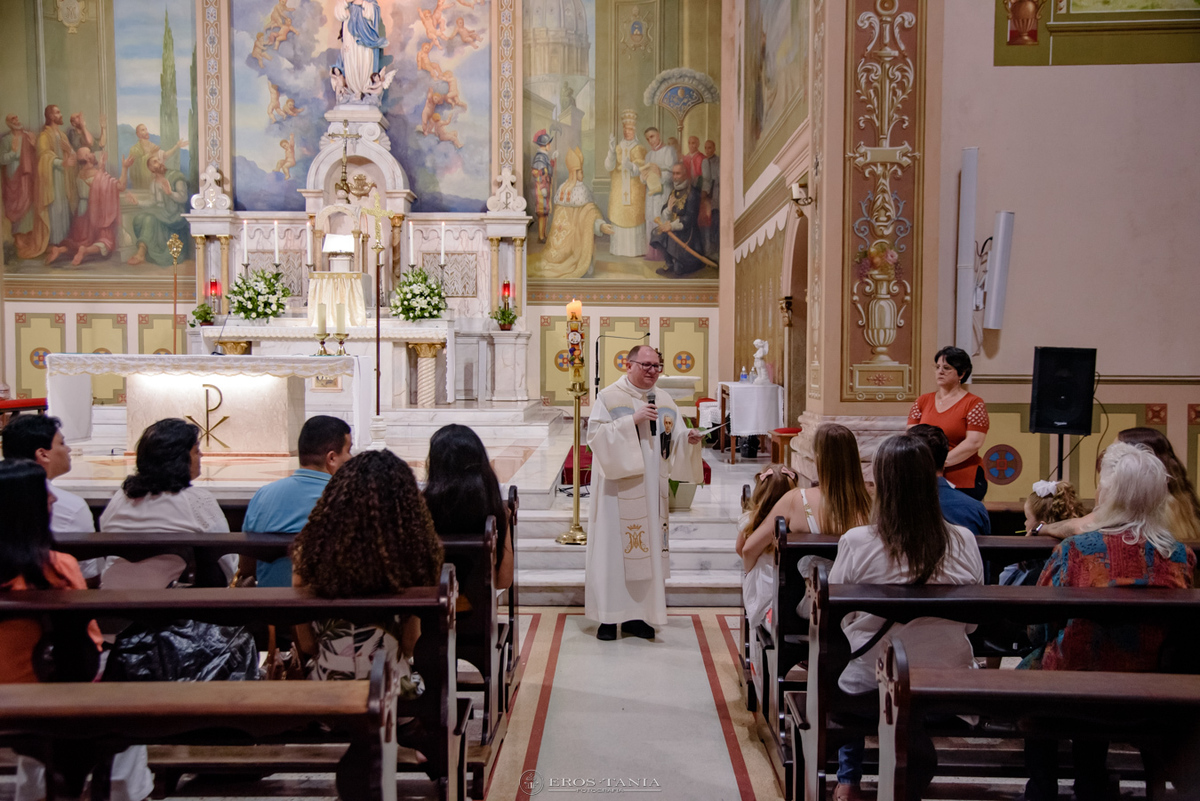 cerimonia de batismo