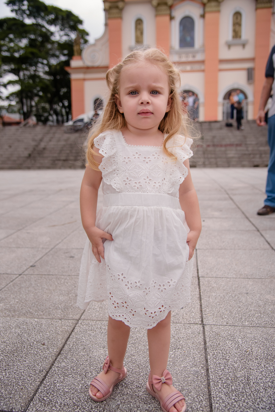 fotografia de criança batizado