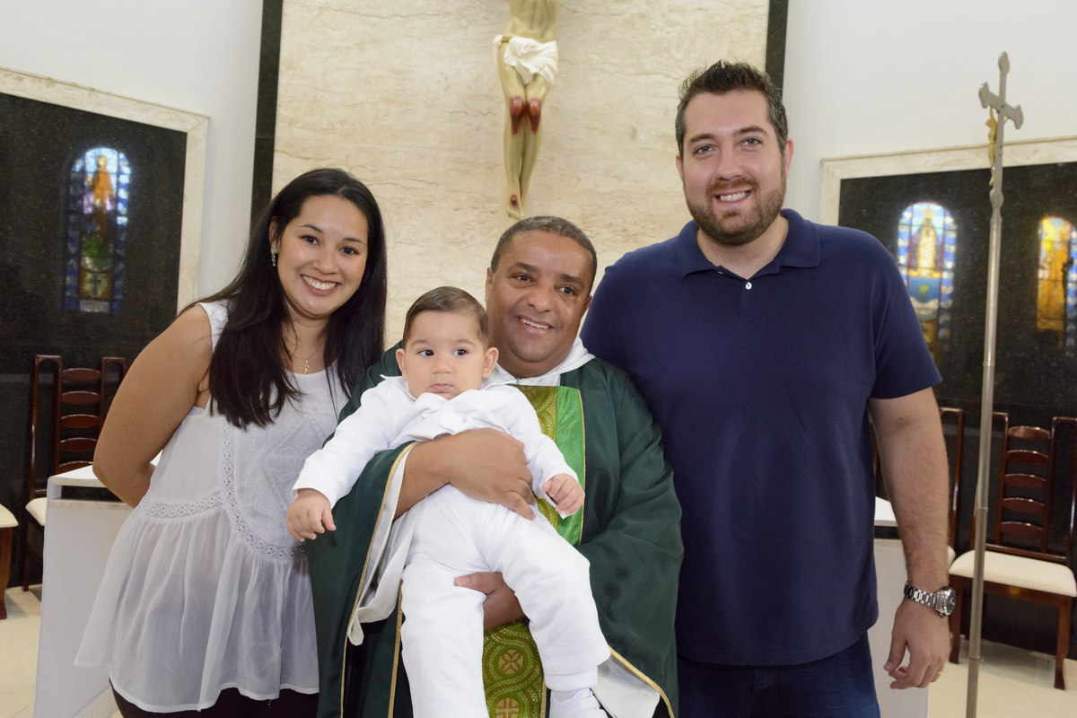 foto de familia batizado
