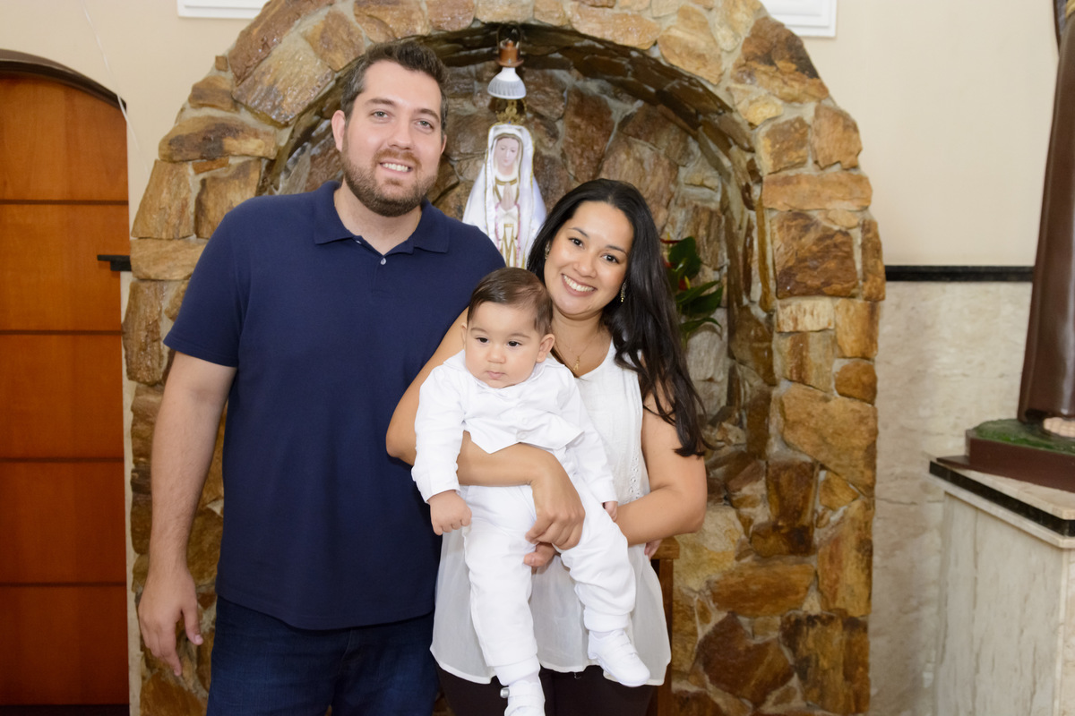 foto de familia batizado