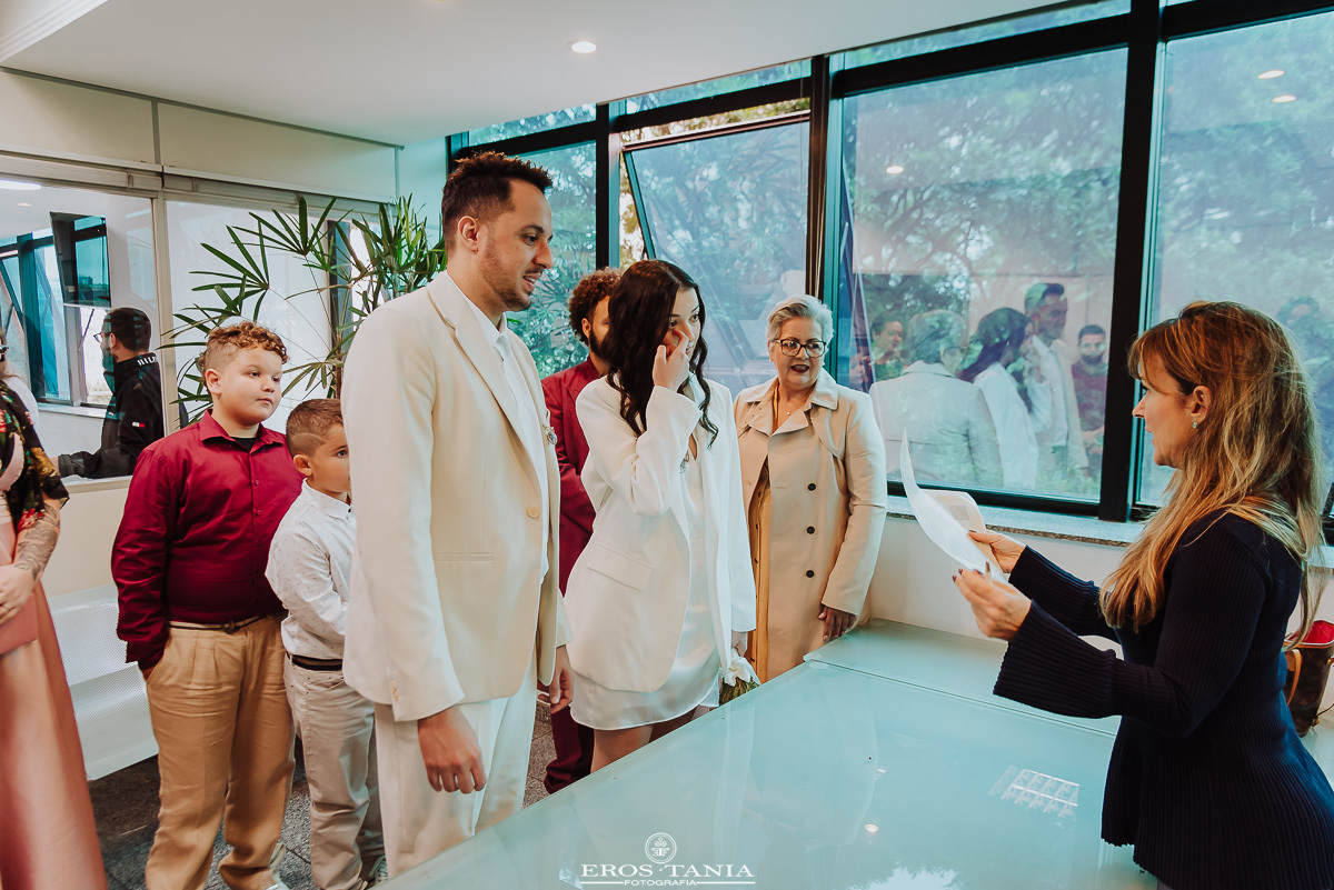fotografia de casamento cartorio