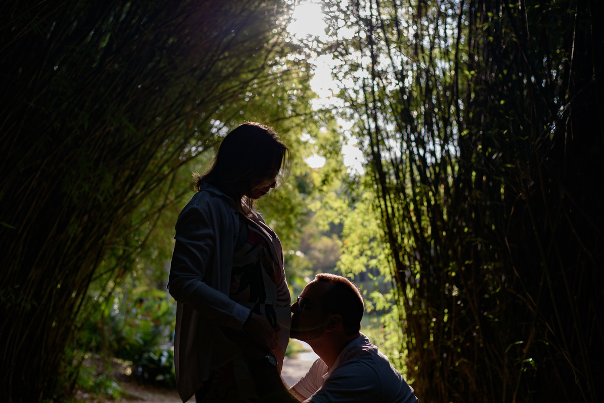 ensaio gestante jardim botanico