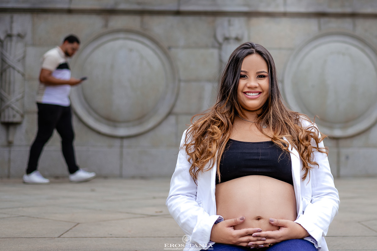 sessão de fotos gestante