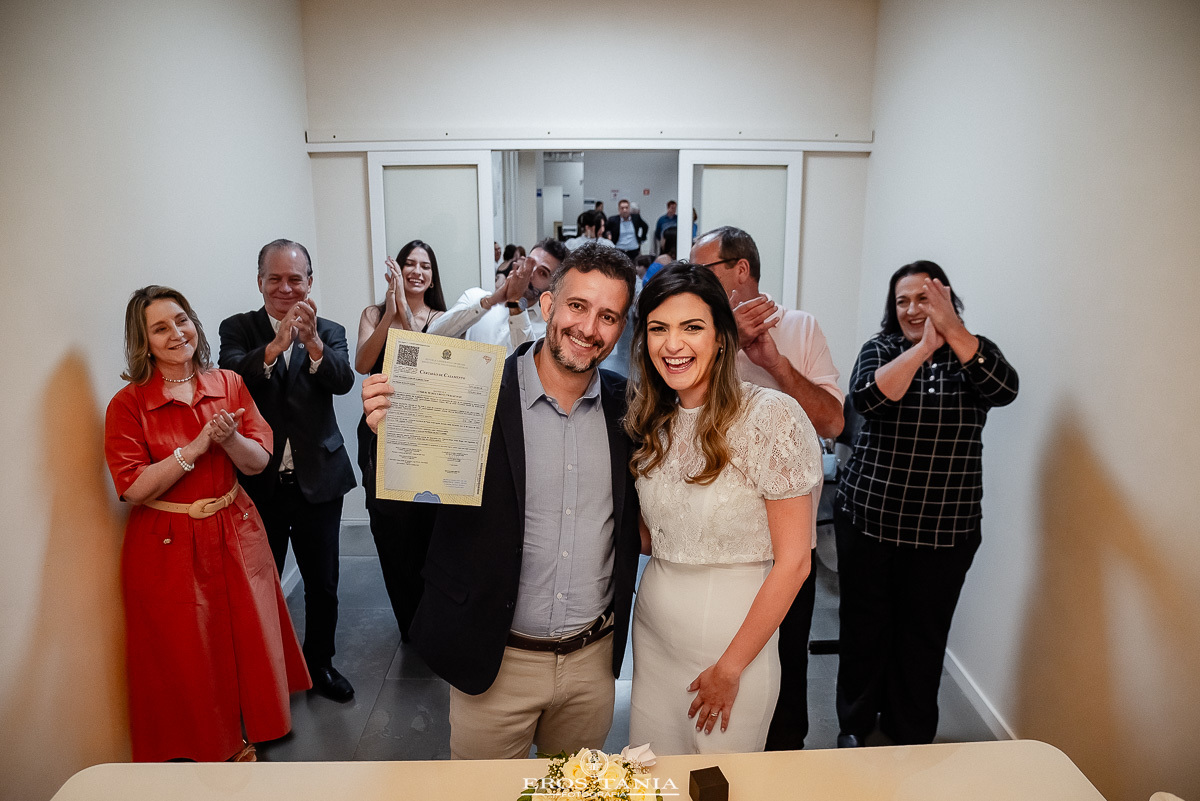 foto casamento civil santo amaro