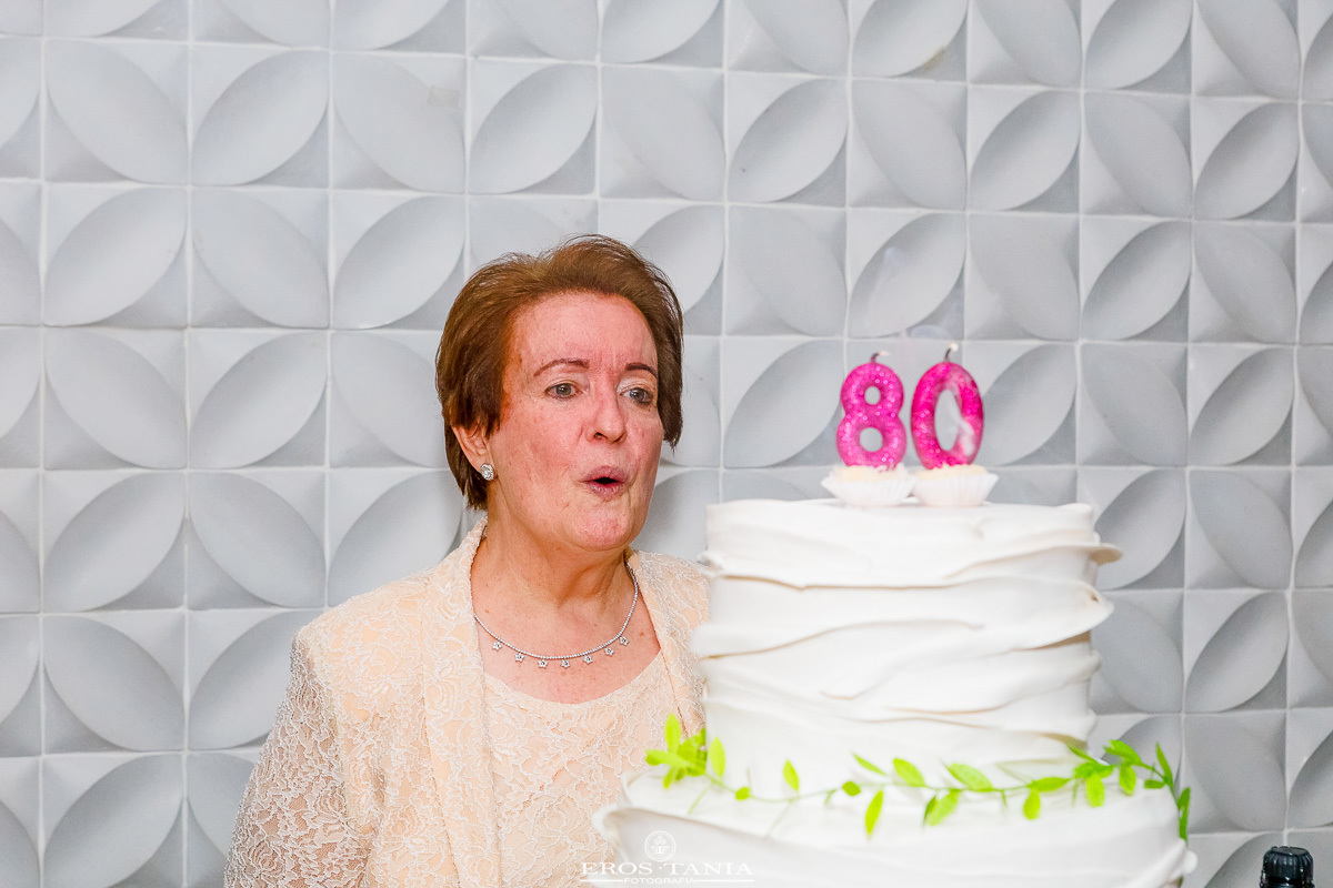 fotografia festa 80 anos