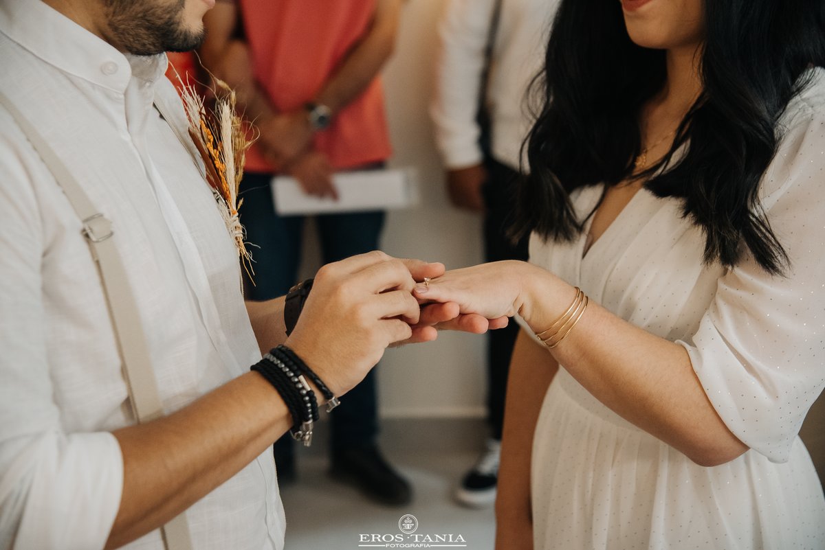 foto de casamento civil