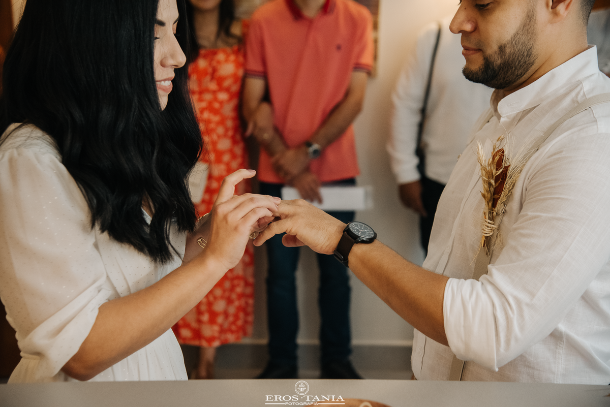 foto de casamento civil