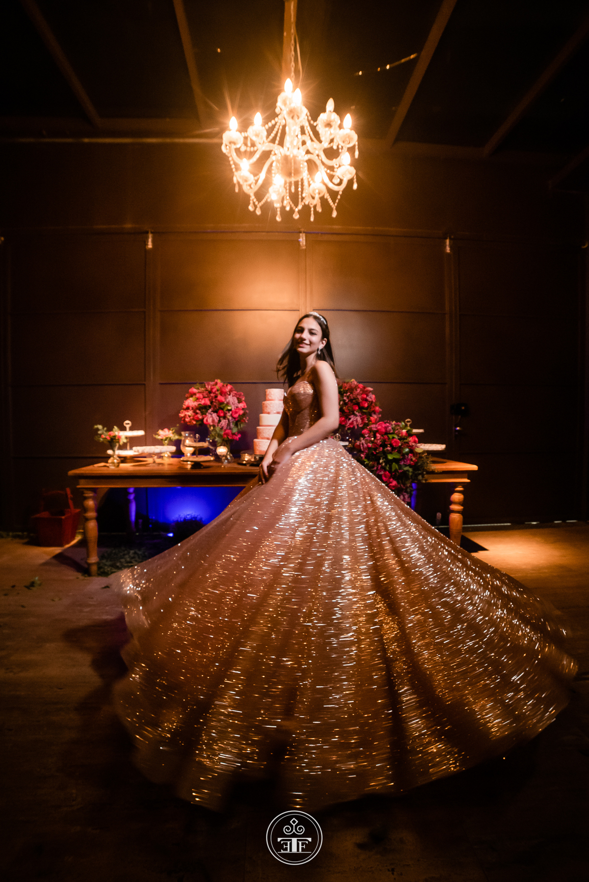 vestido de debutante