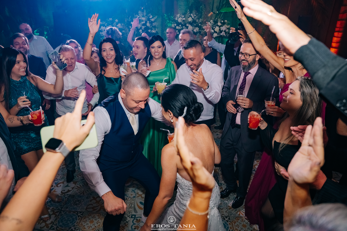 foto de festa de casamento