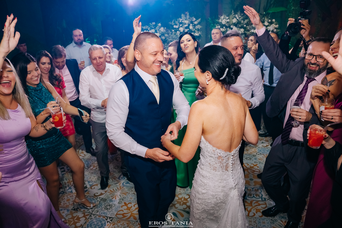 foto de festa de casamento