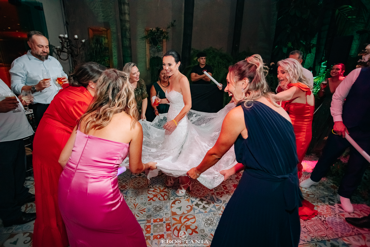 foto de festa de casamento