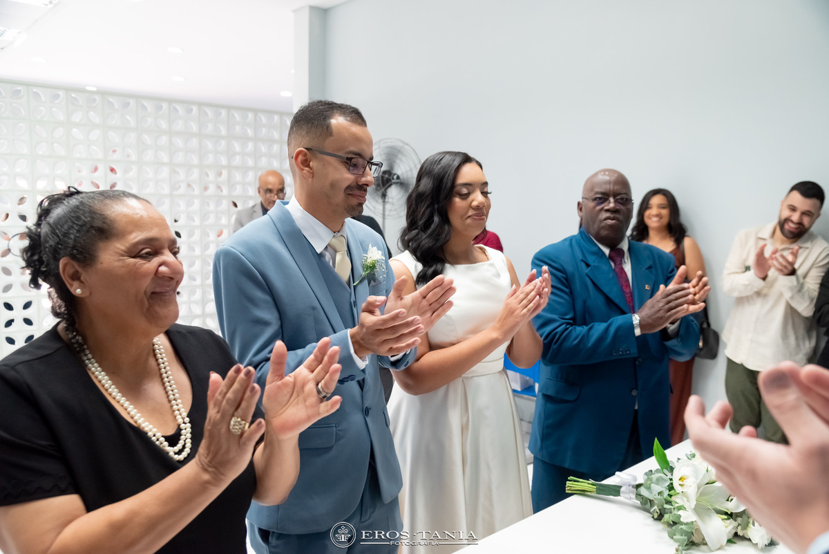 foto de casamento civil