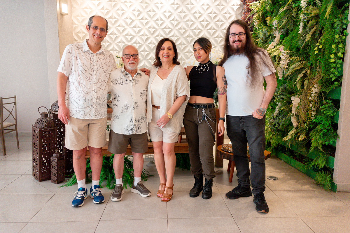 foto de familia em aniversario