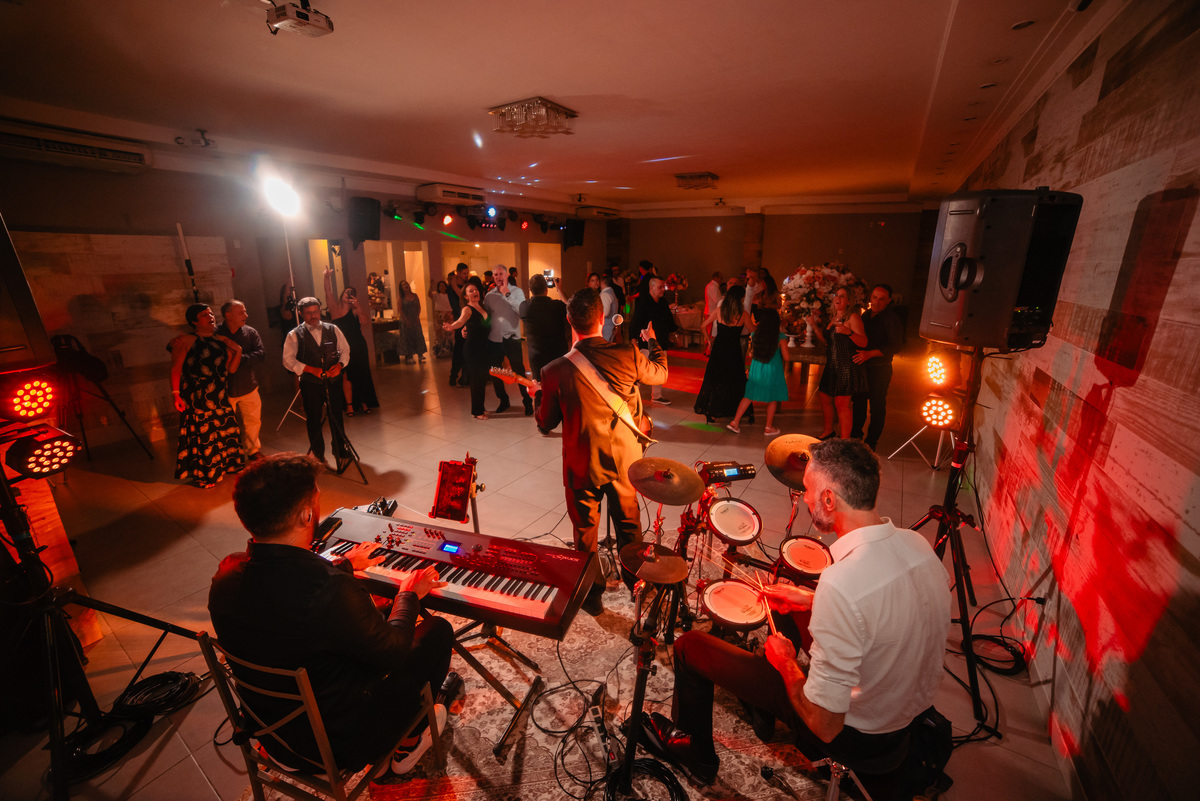 fotografia de festa de casamento