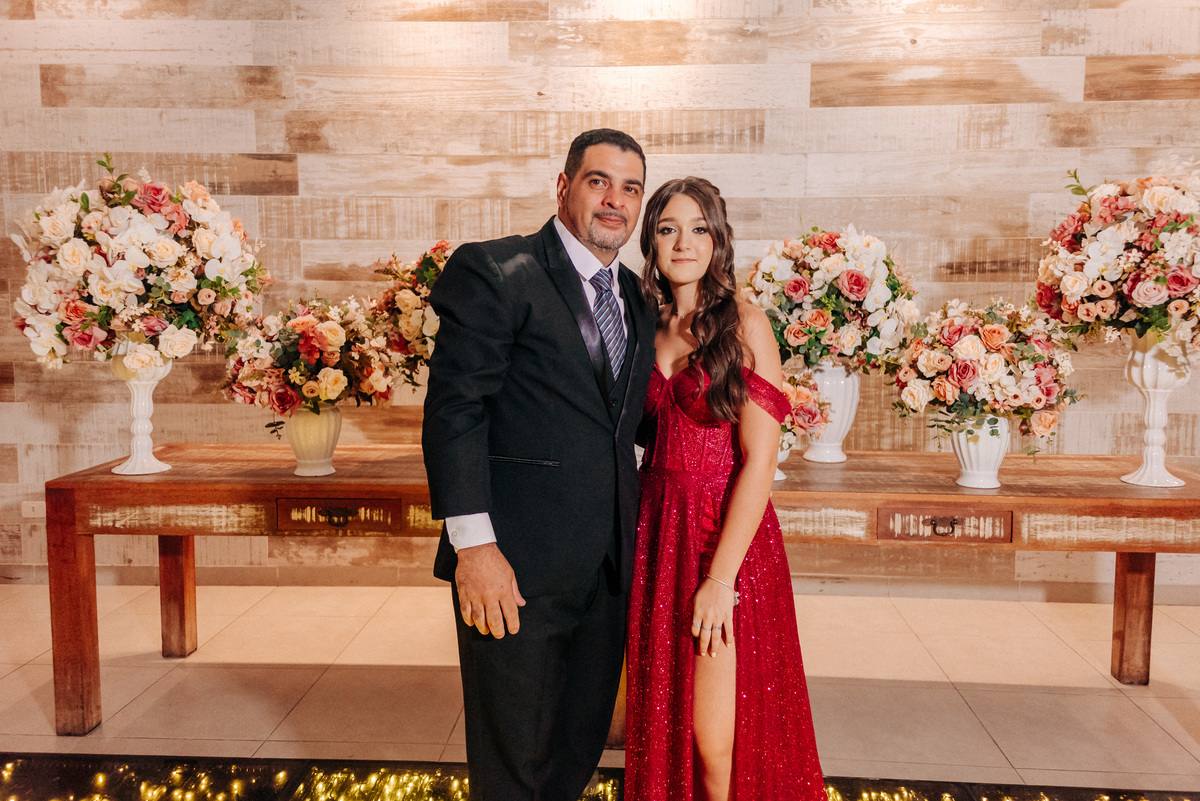 foto de debutante com  pai