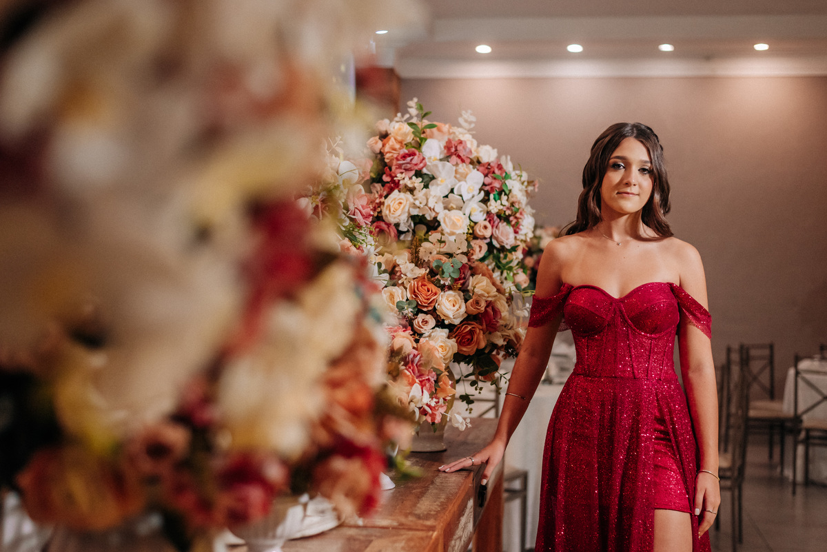 fotografia de debutante