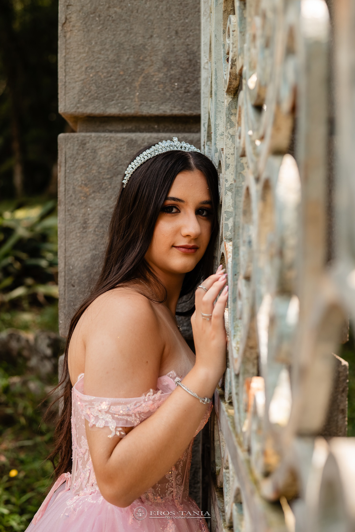 ensaio de 15 anos  no jardim botanico sp