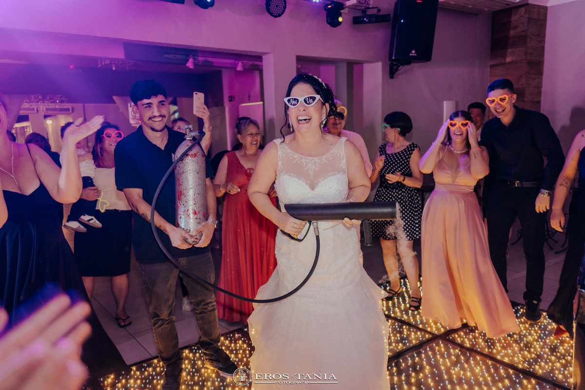 fotografia de festa de casamento