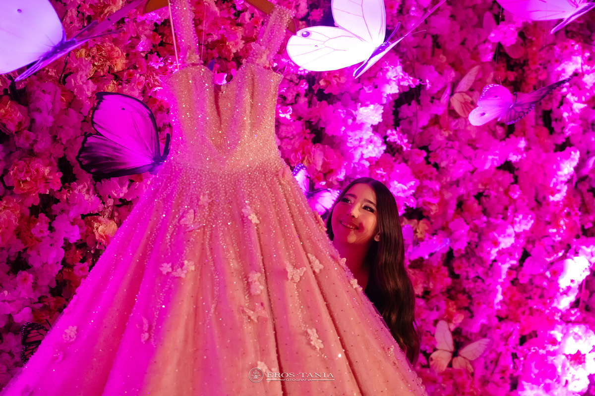 vestido de debutante