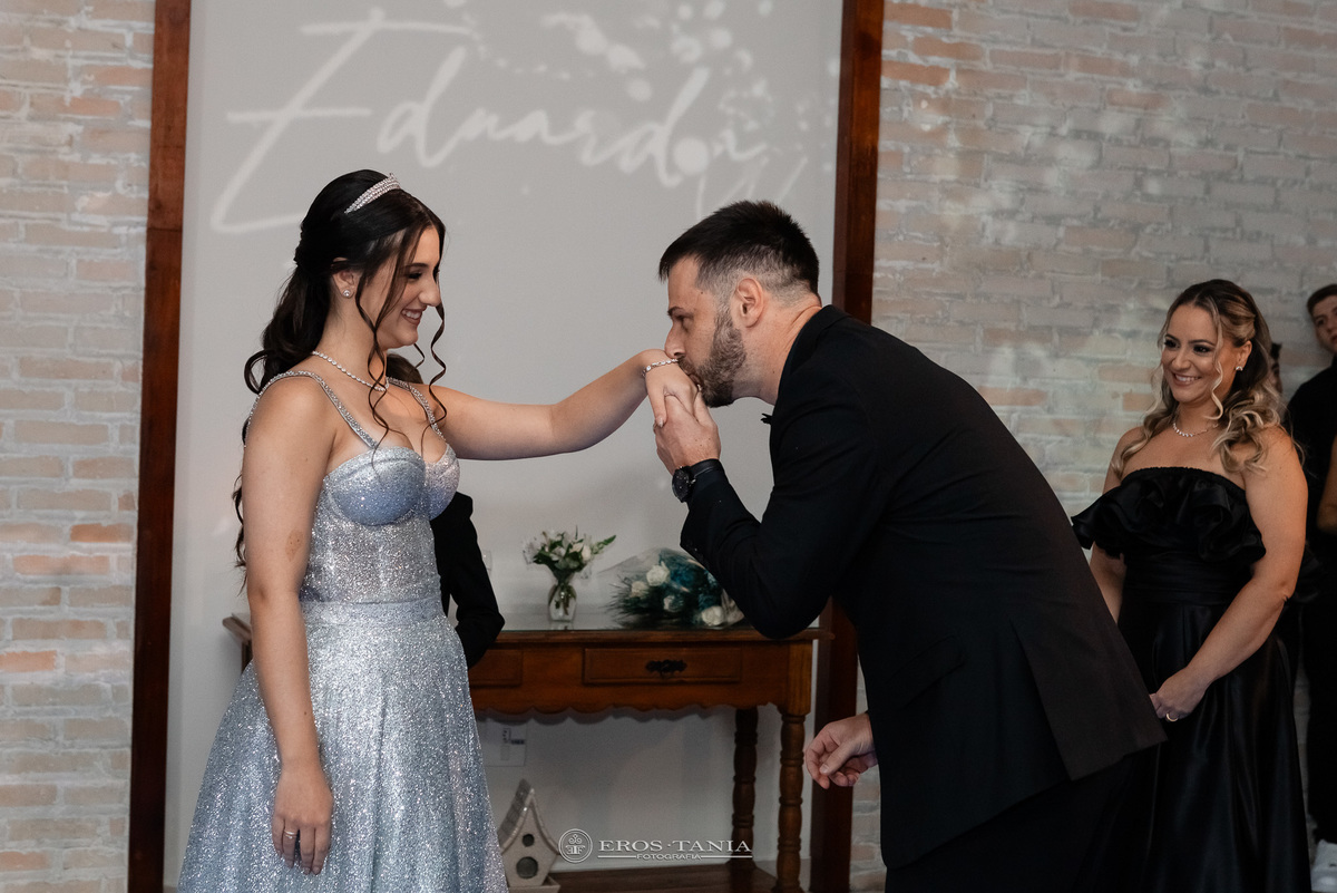 valsa debutante e pai