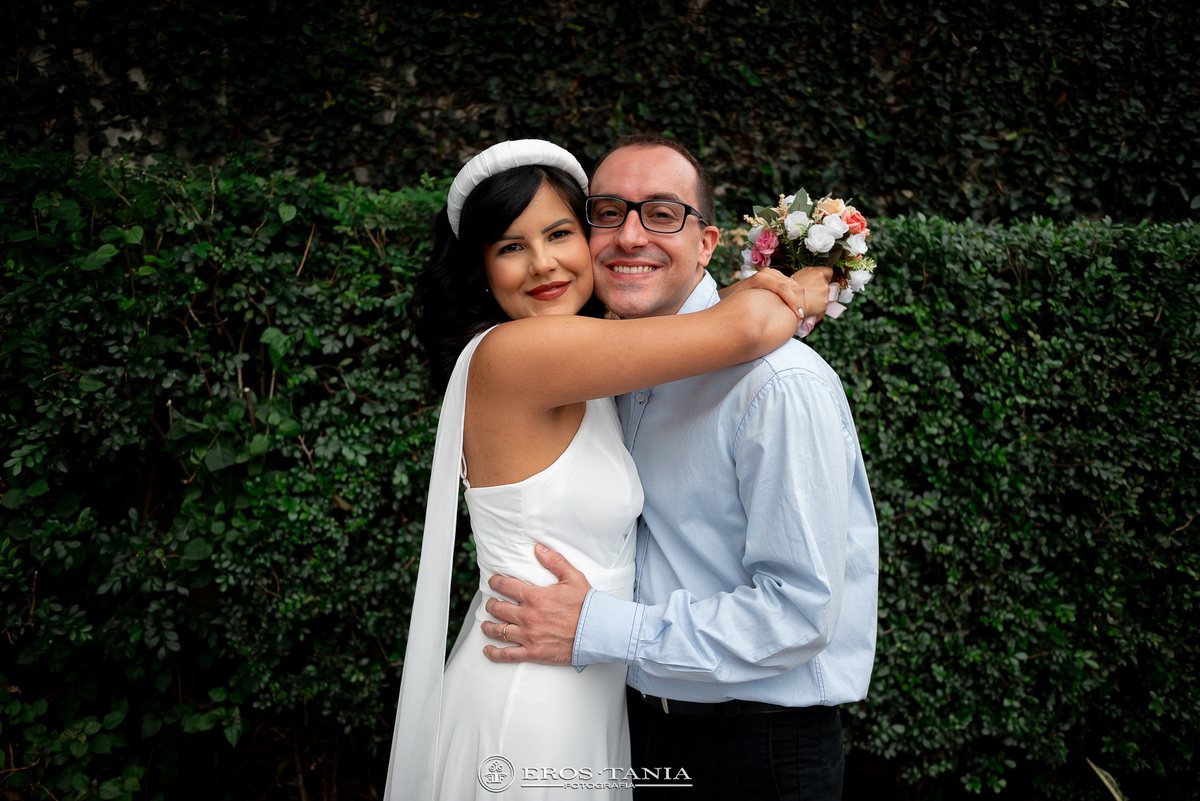 fotografia dos noivos