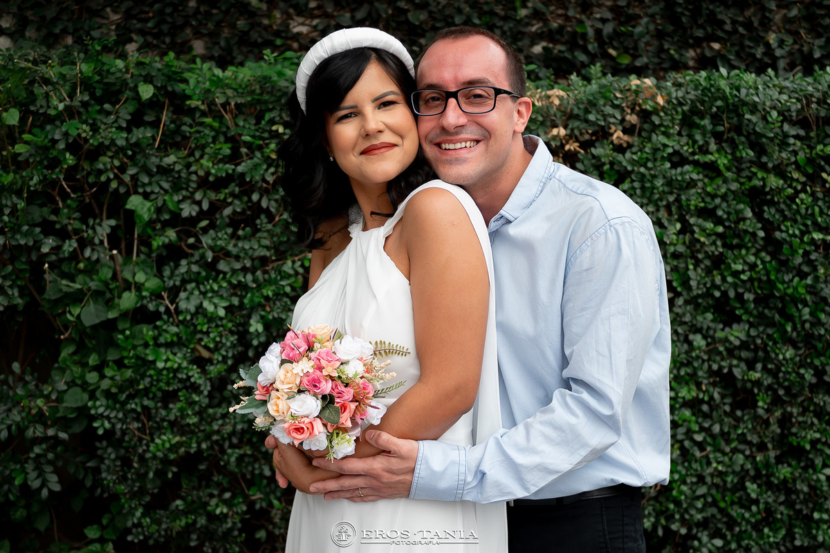 fotografia dos noivos