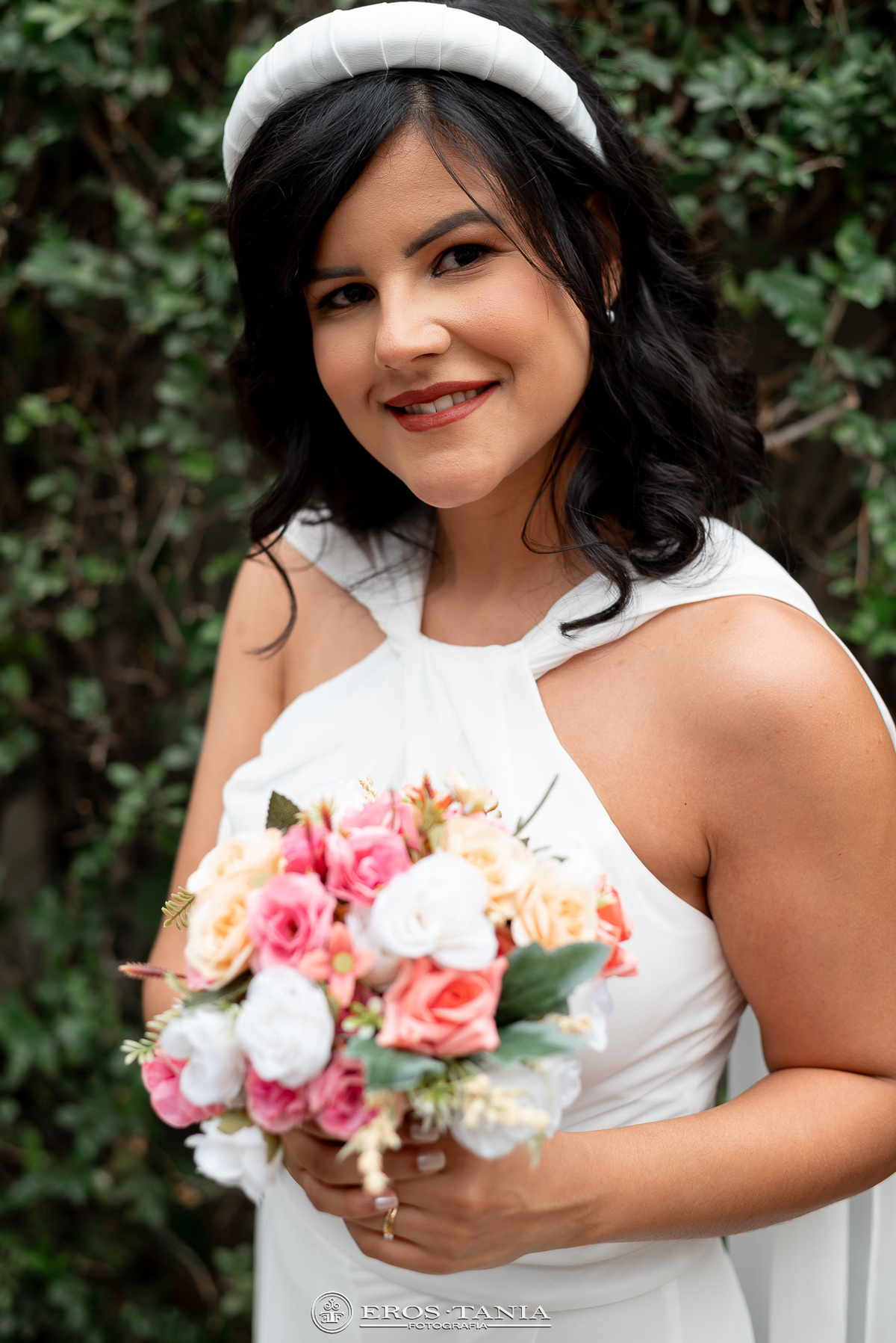 fotografia de noiva civil