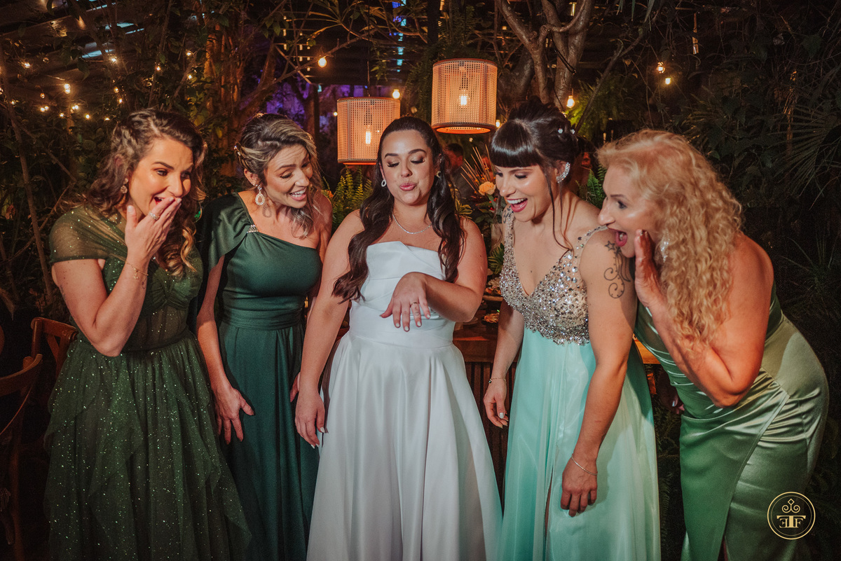 fotografia das madrinhas casamento