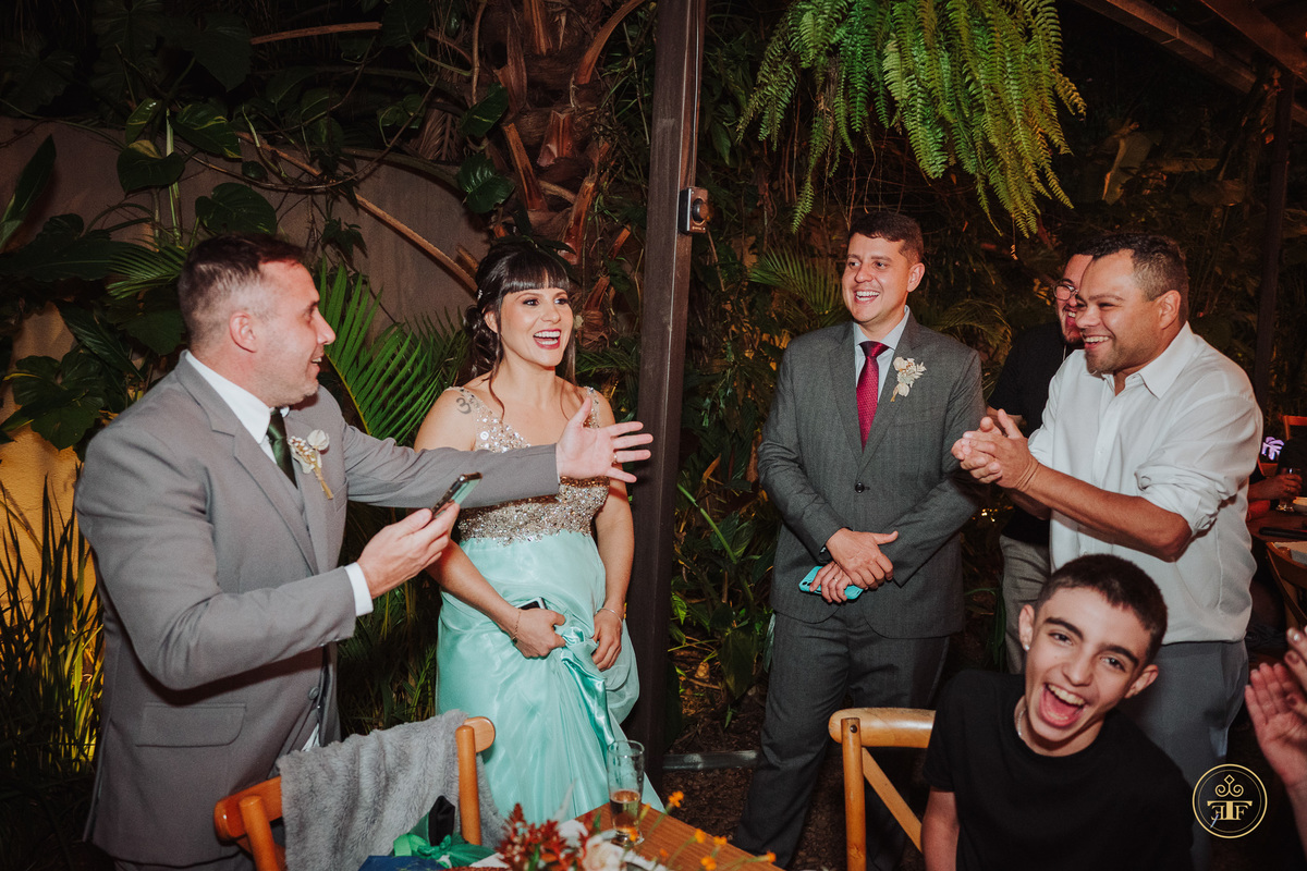 foto de festa de casamento