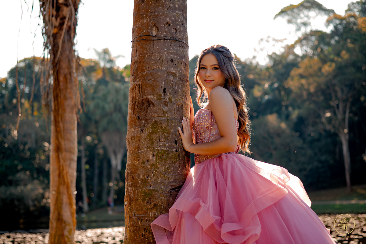 ensaio de 15 anos no Botanico