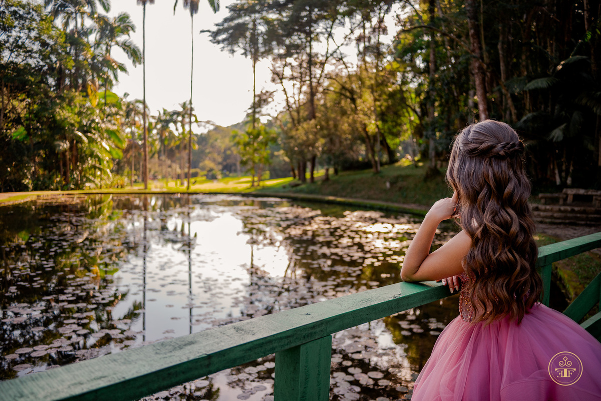 ensaio debutante no jardim botanico