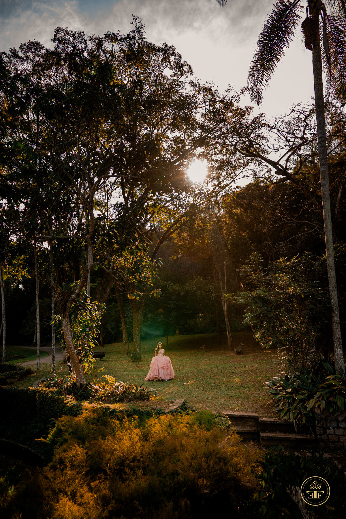 ensaio externo no jardim botanico 