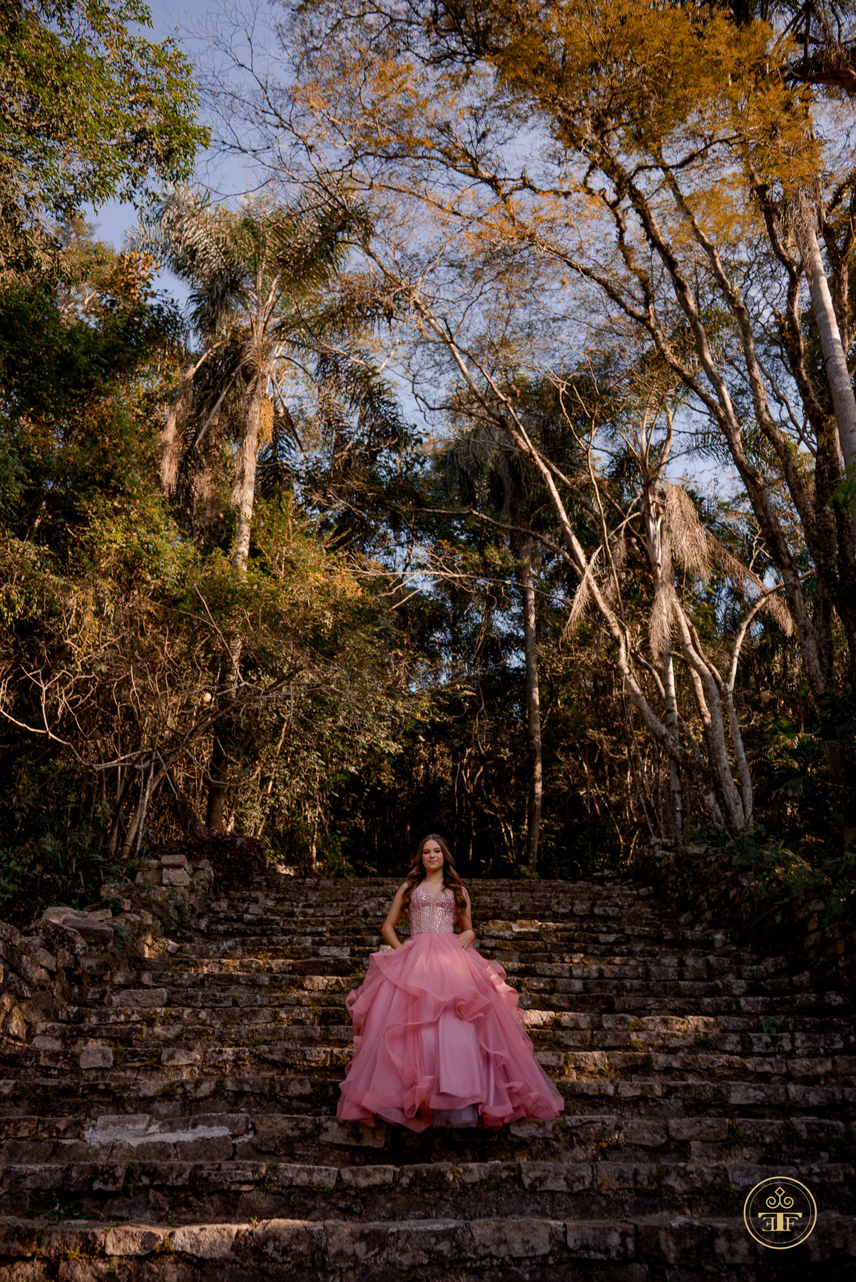 ensaio de 15 anos no Botanico