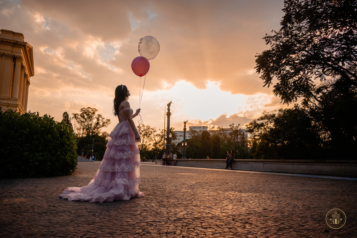 ensaio de fotos debutante   no museu 