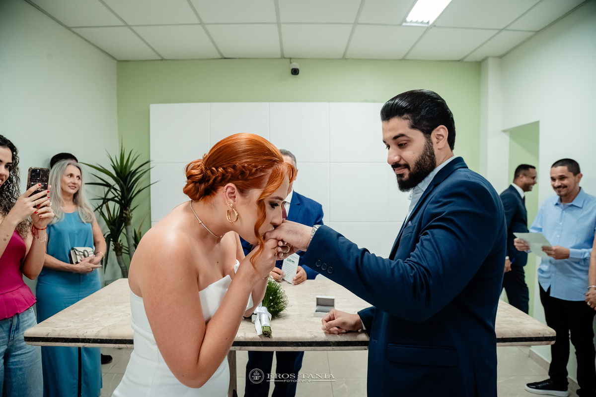 foto de casamento civil