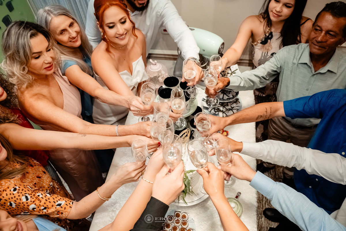 foto de festa de casamento