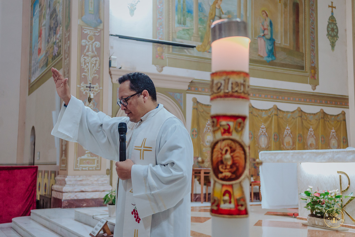 foto de cerimonia de batismo