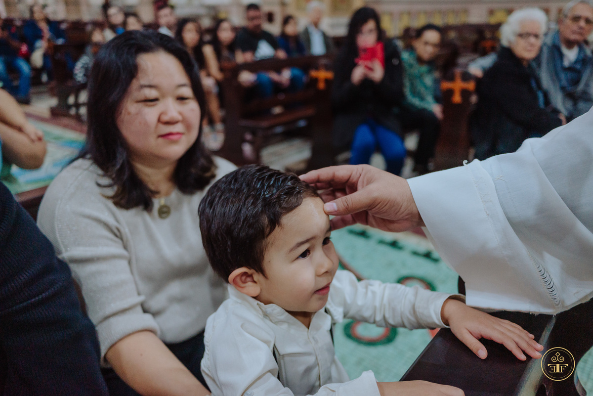 fotografia de batizado