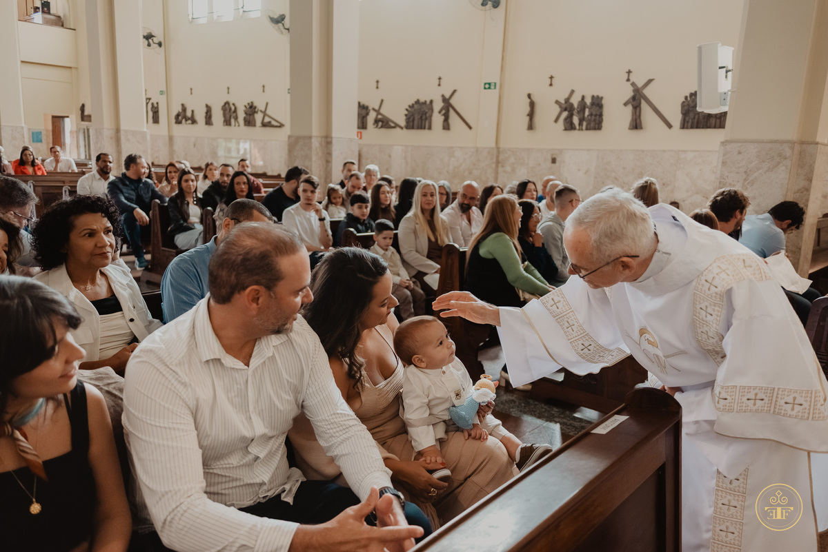celebração de batismo