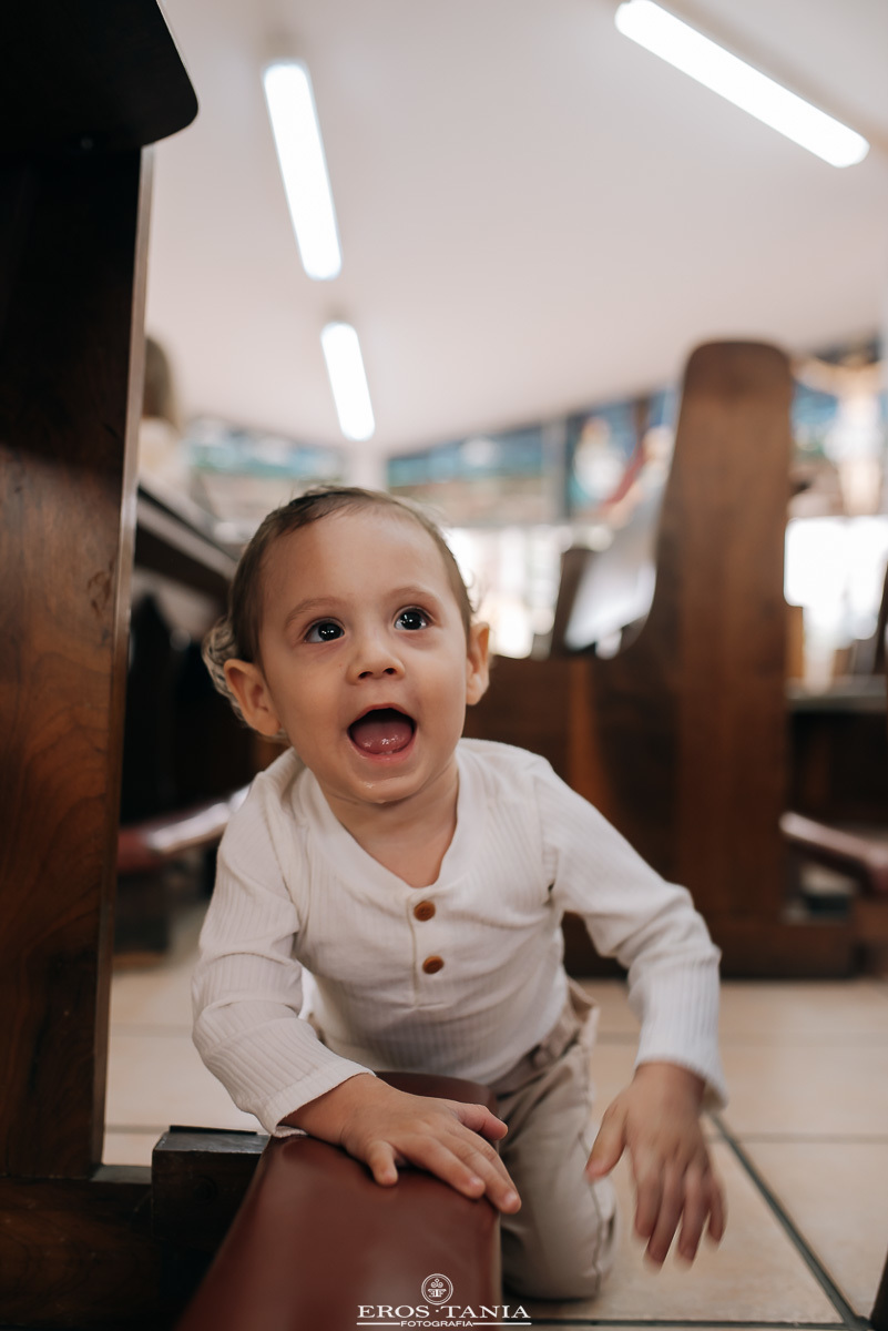 foto de criança batizado