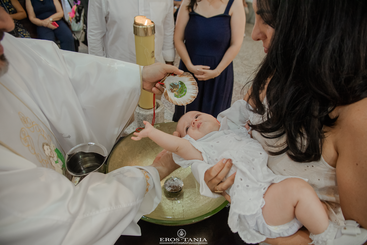 fotografia cerimonia de batizado