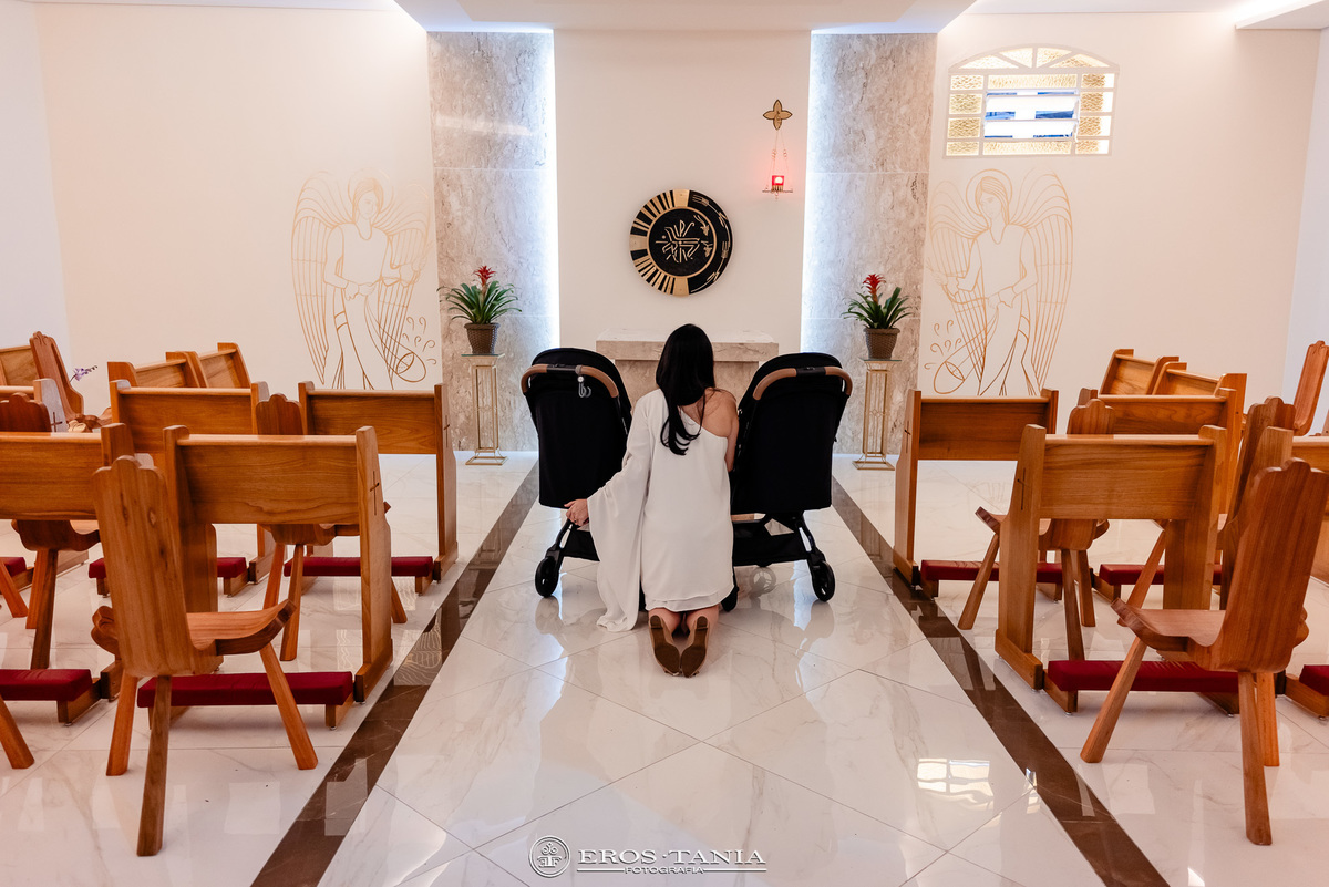 fotografia de batizado na igreja