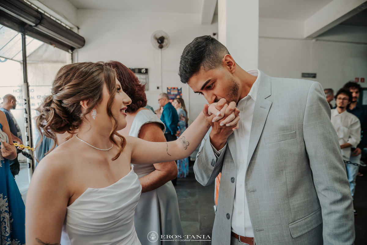 foto de casamento civil