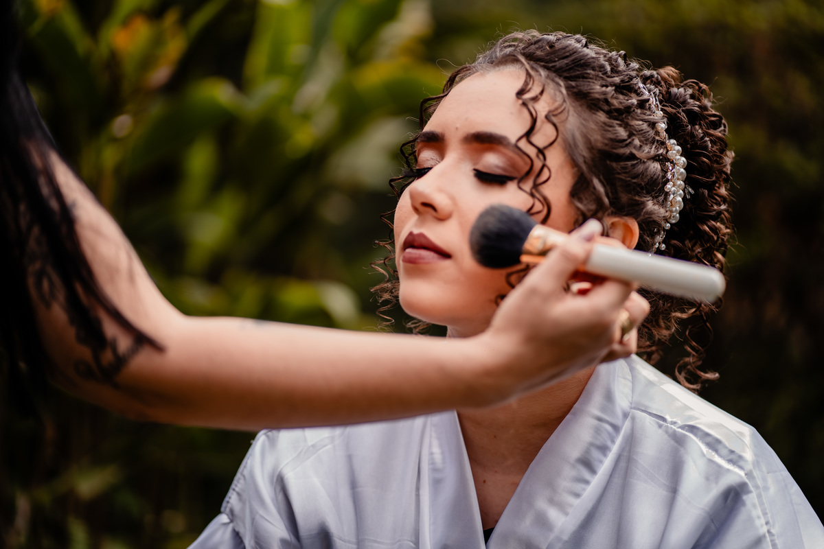 foto making of noiva