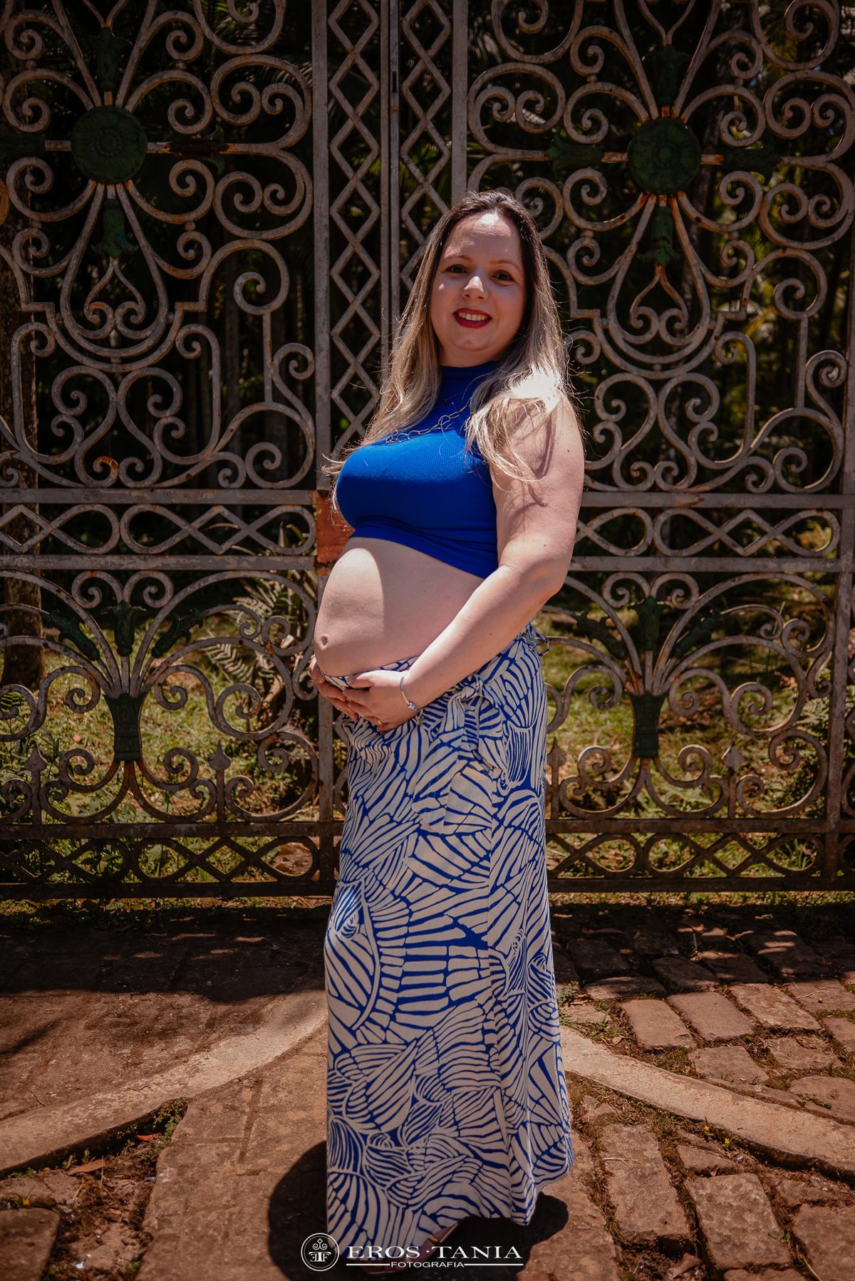 ensaio fotografico de gestante no jardim botanico