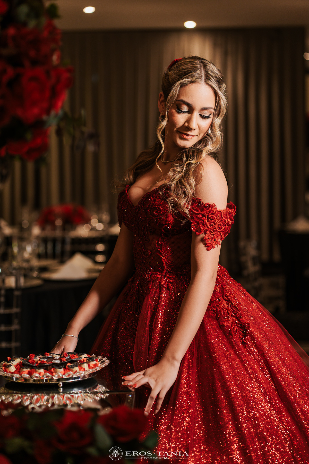 ensaio de fotos de debutante